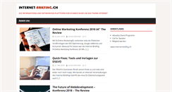 Desktop Screenshot of blog.internet-briefing.ch