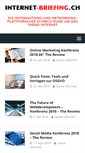 Mobile Screenshot of blog.internet-briefing.ch
